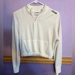 Gymshark white sweater